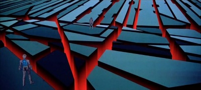 Una scena da "Tron".