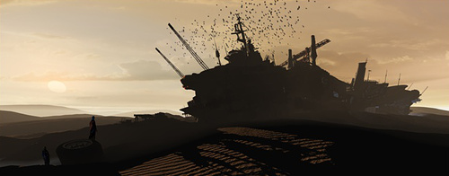 Robredro Derelict At Sunset